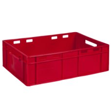 Ящик пластиковий ST6419-1 600х400х190 суц. червоний тип 1