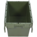 Ящик пластиковий N6433-ALC 600х400х345 суц. оливковий тип 1