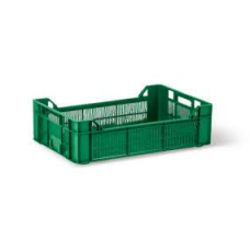 Ящик пластиковий ОЗН 1 600х400х172 перф. зелений