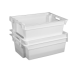 Ящик пластиковий N6420-1020 600х400х200 суц. білий тип 1 Ящик пластиковий N6420-1020 600х400х200 суц. білий тип 1