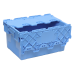 Ящик пластиковий BD6430 600х400х315 суц.  маренго тип 1