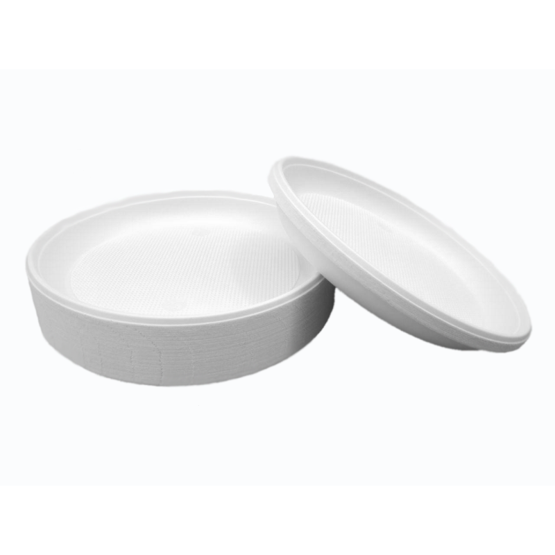 Тарілка одноразова пластикова діаметр 165 мм.