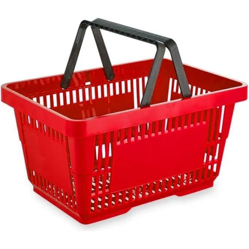 Кошик для покупців червоний