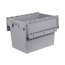 Ящик пластиковий N6442-ALC 600х400х435 суц. сірий тип 1