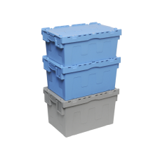 Ящик пластиковий BD6430 600х400х315 суц.  маренго тип 1