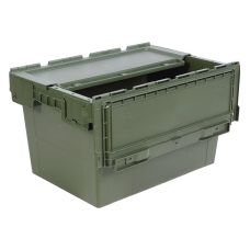 Ящик пластиковий N6433-ALC 600х400х345 суц. оливковий тип 1
