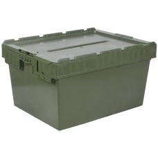 Ящик пластиковий N8642-ALC 800х600х440 суц. оливковий тип 1
